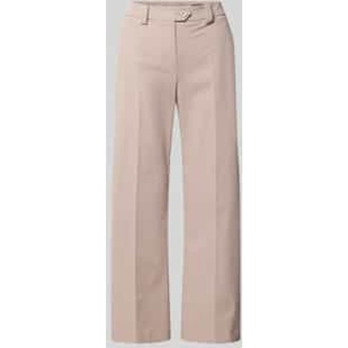 slim fit broek met persplooien