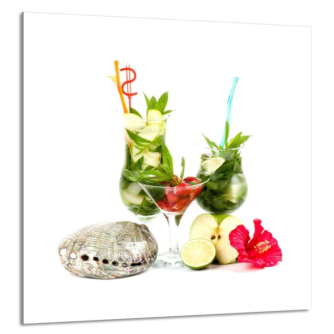TMK ArtDeko Serie - Glas Keukenpaneel - 60x65 cm - Fruit