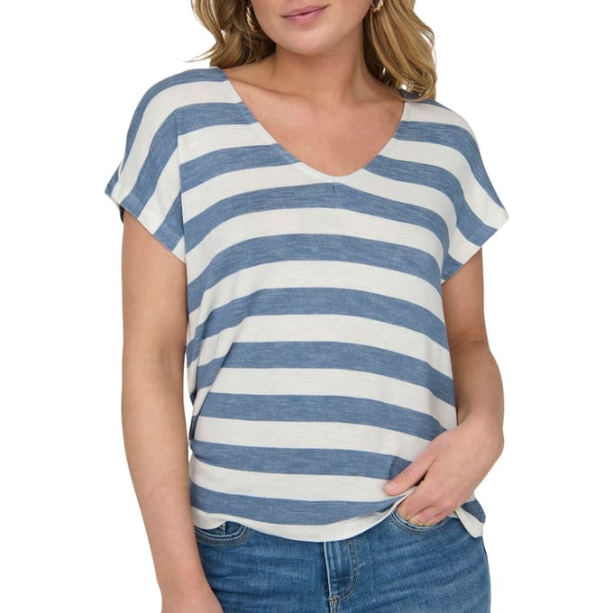Regular fit T-shirt van viscosemix Model 'LIRA'