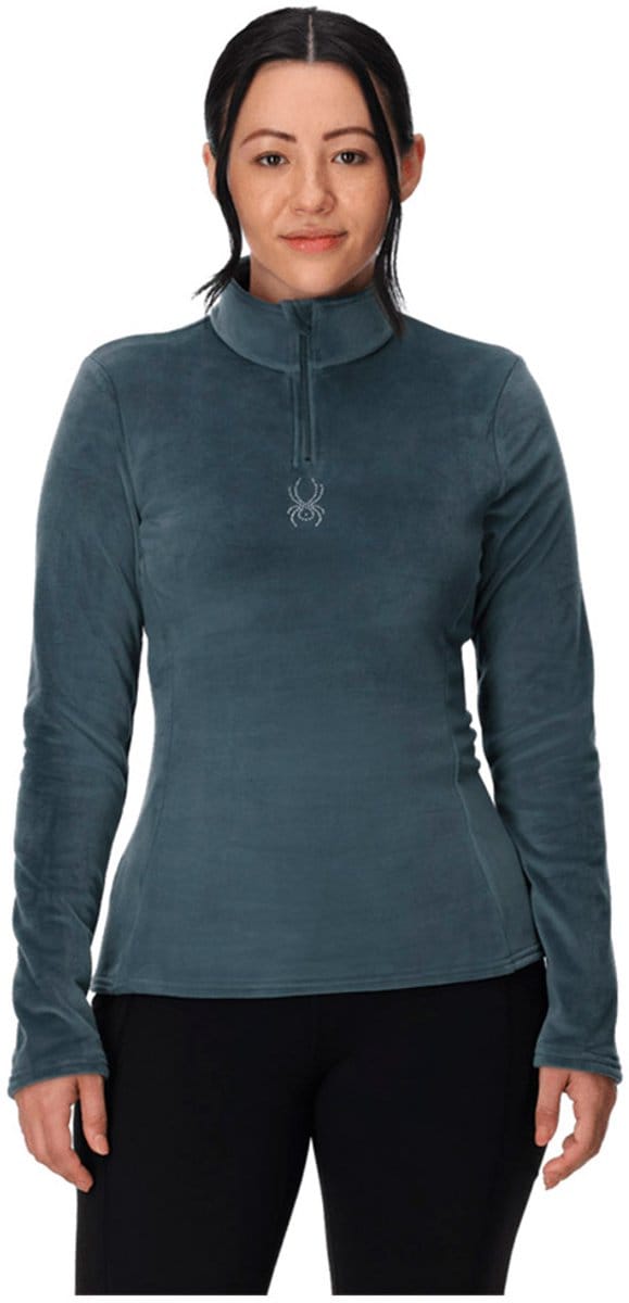 Spyder Shimmer Bug Fleece Met Halve Rits Blauw M Vrouw