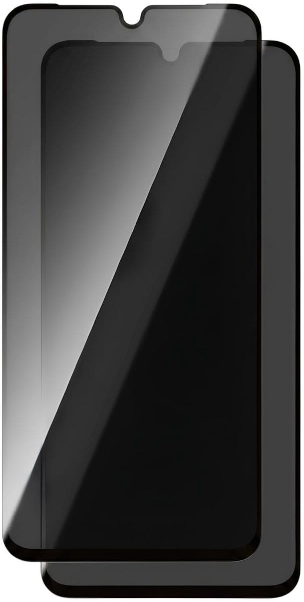 3mk, Screenprotector Gehard Glas geschikt voor Galaxy A26 5G Anti-spy, Transparant zwart