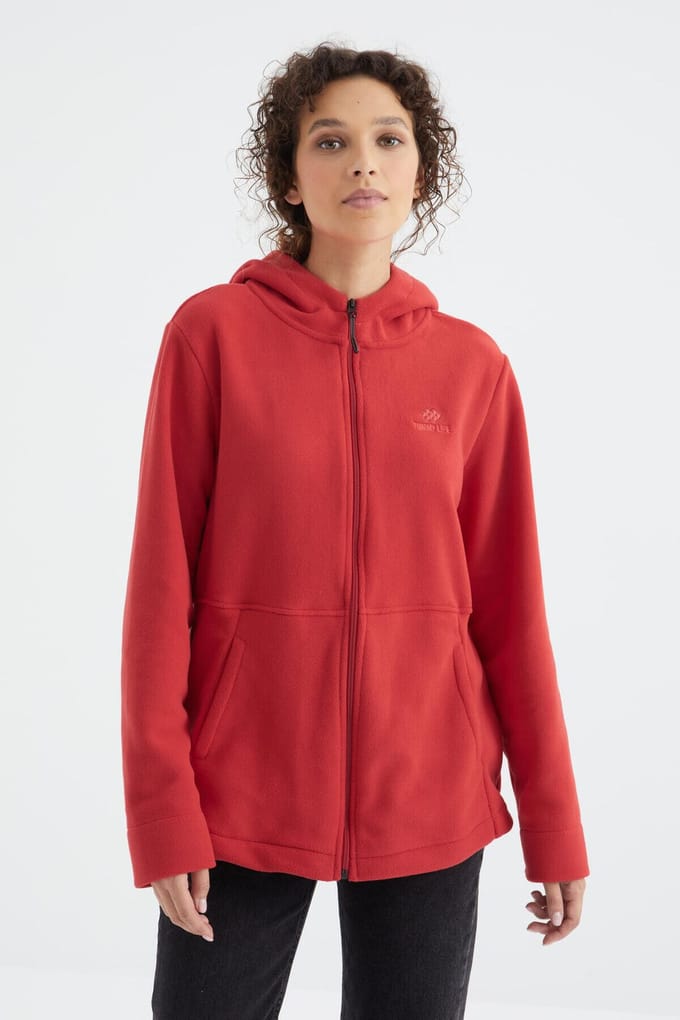 Dames Hoodie met Rits
