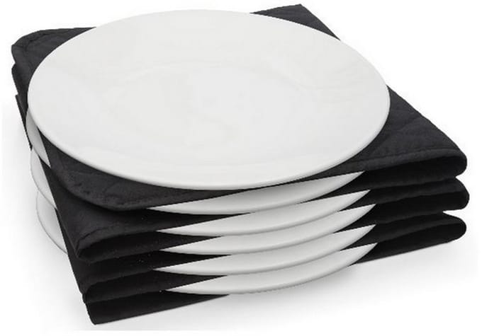 bordenwarmer 30x30cm zwart - riviera & bar - qca300e