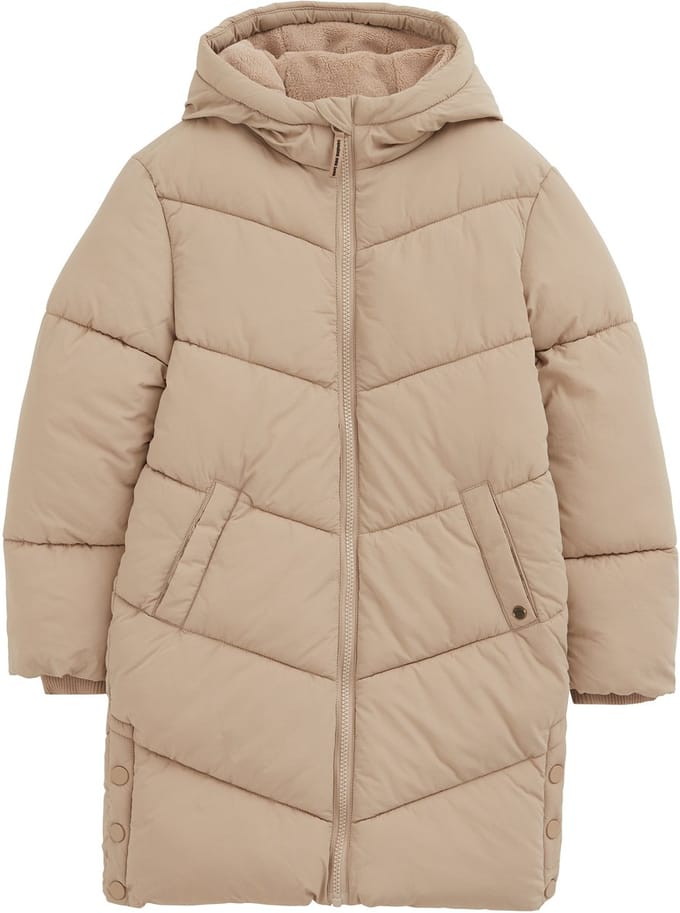 WE Fashion Meisjes lange pufferjas