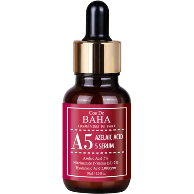 COS DE BAHA - Sérum A5 Acide Azélaïque 5%, sérum 30 ml avec 5% d'acide azélaïque