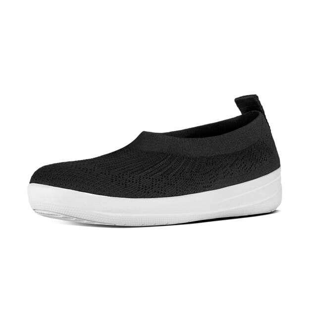 Dames ballerina's FitFlop Uberknit Slip-On
