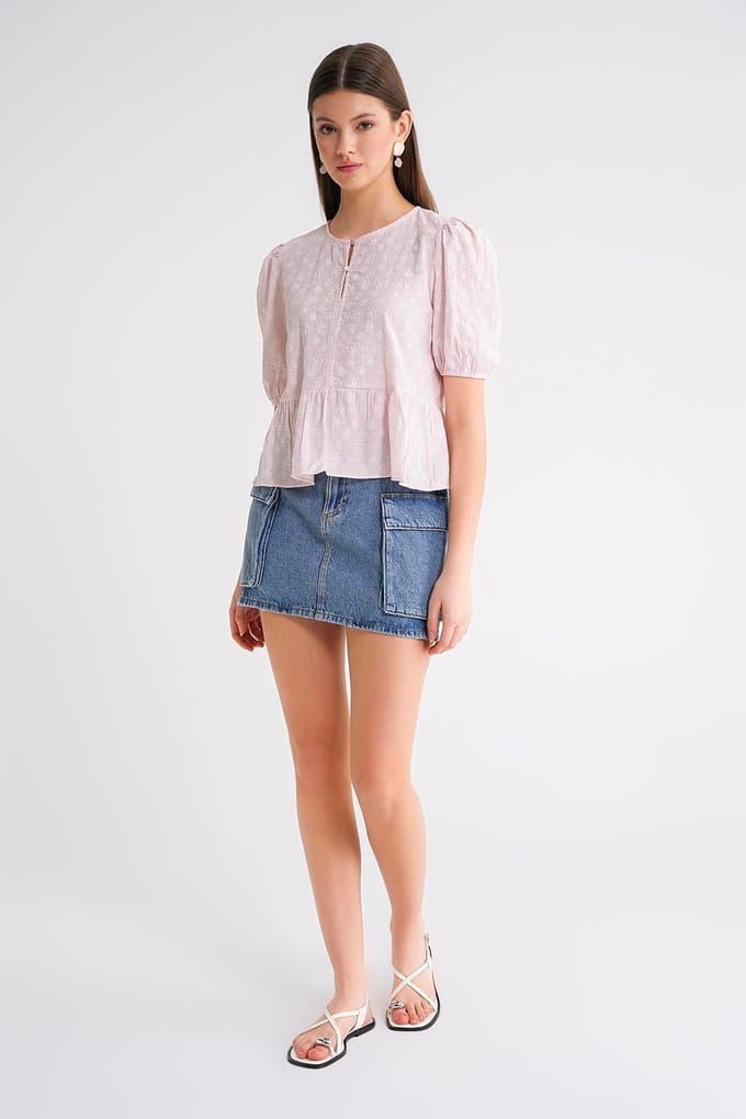 Rimpelige Coltrui Blouse