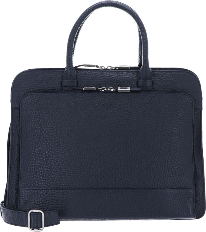 VOi Laptoptas Schoudertas met laptopvak Hirsch Danielle Crossover Bag Blue Donkerblauw