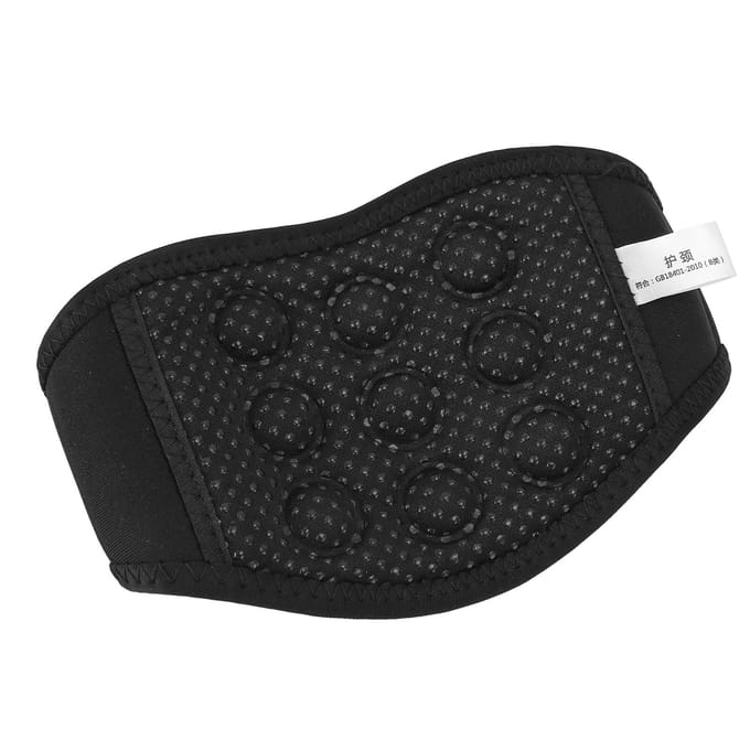 Zelfverwarmende nekbrace 9 magneten sterke hechting thermische neksteun brace riem voor schrijvers black