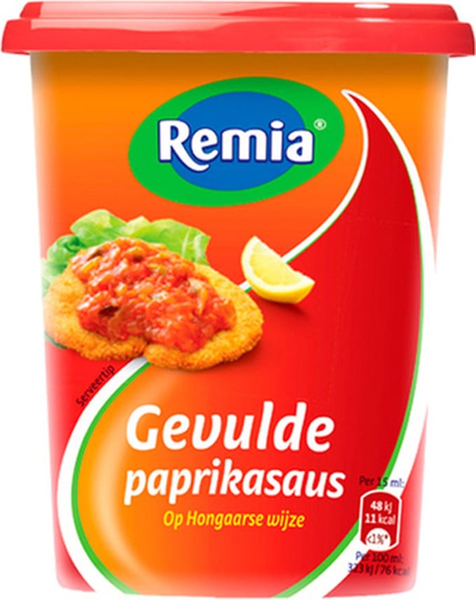 Remia | Gevulde paprikasaus | 6 x 500 ml