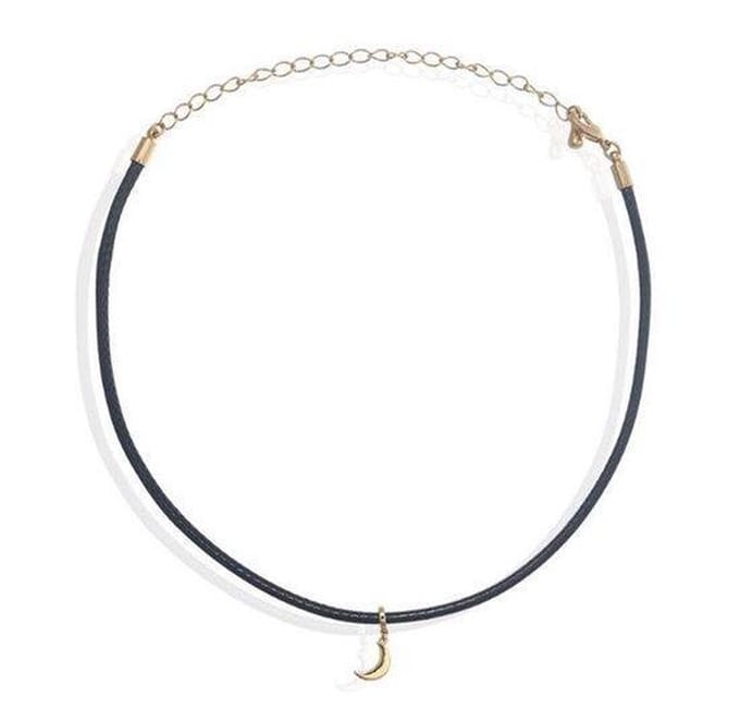 Jomide Choker Maan - Goudkleurig