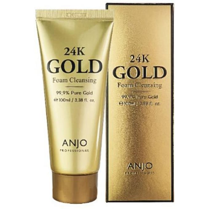 ANJO 24K Gouden Schuimende Gezichtsreiniger 100ml 100ml beige