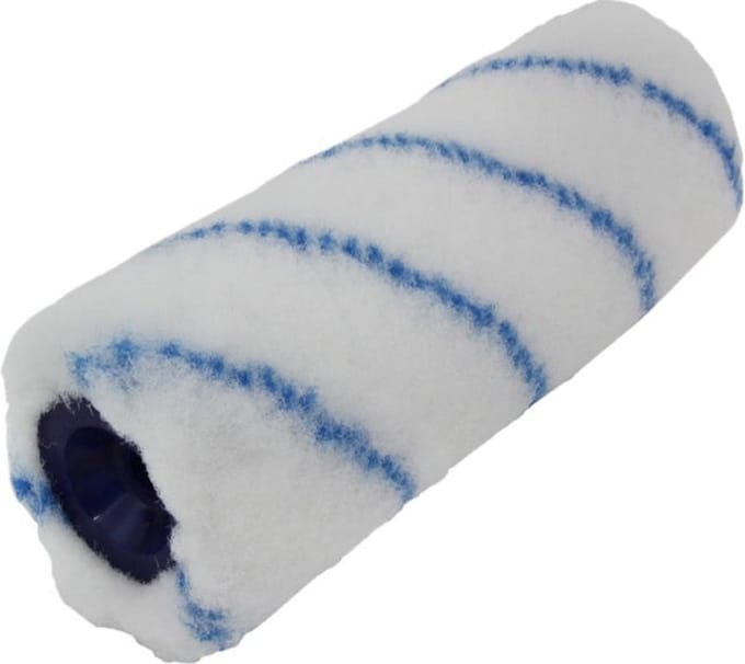 VEBA - Verfroller Nylon - 18cm 14mm - Dubbeldik Blauwstreep