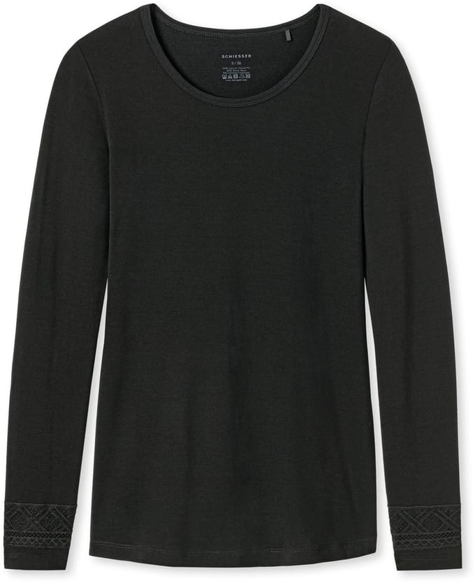 Schiesser - Shirt 1/1 - Dames - Onderhemd Tencel/wol - 38/M
