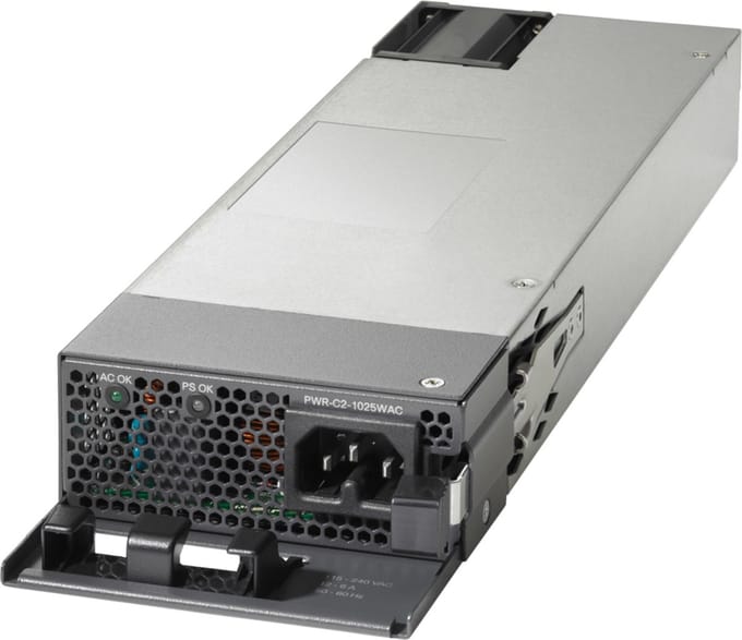 Cisco PWR-C2-1025WAC= switchcomponent Voeding