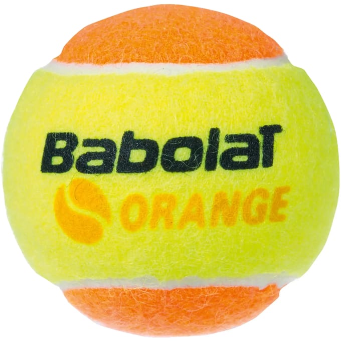Emmer met 36 tennisballen Babolat Orange