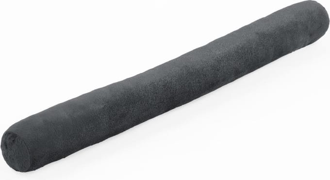 Tochthond voor deuren / Tochtstopper / Tochtrol | Polyester | Grijs 90 x 10 cm