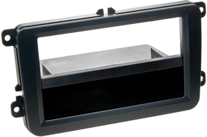 2-DIN paneel with pocket PRO Seat/Skoda/VW zwart