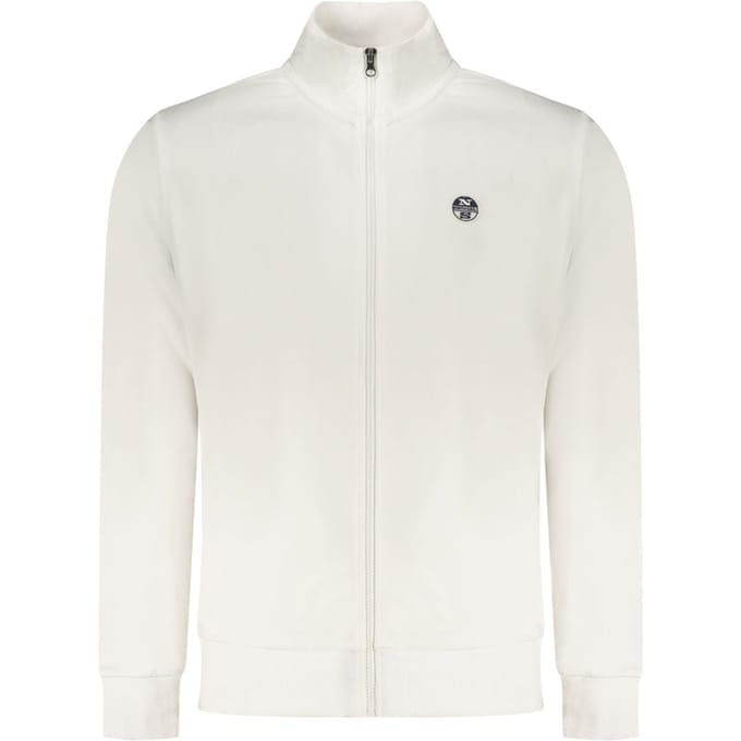 North Sails Witte Katoenen Heren Sweater
