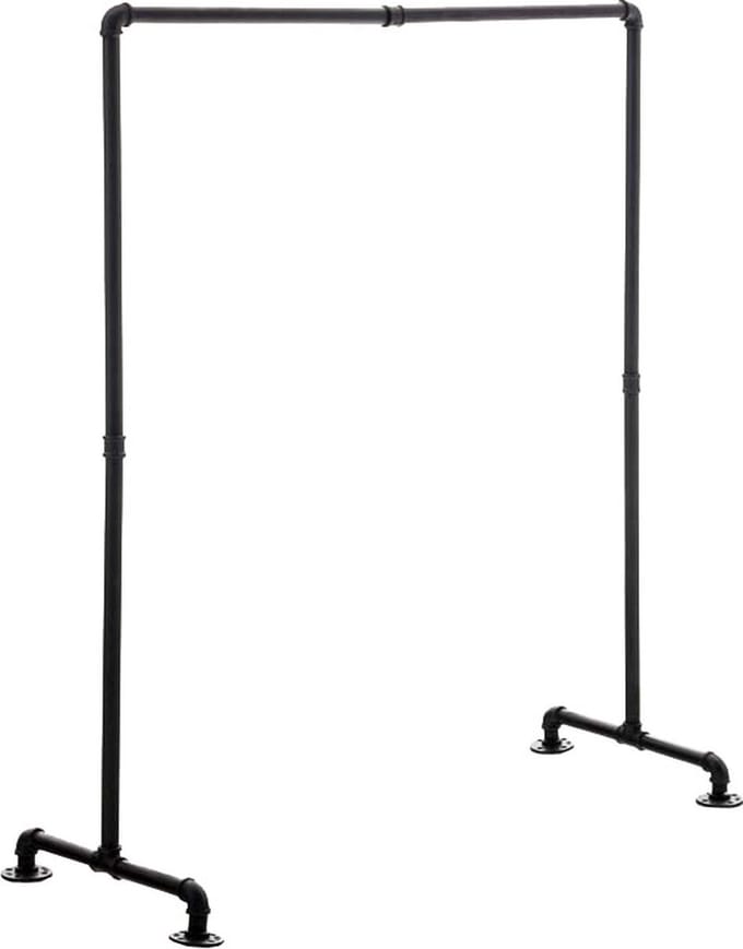 CLP Jersey - Kledingrek - metaal 120 cm/zwart