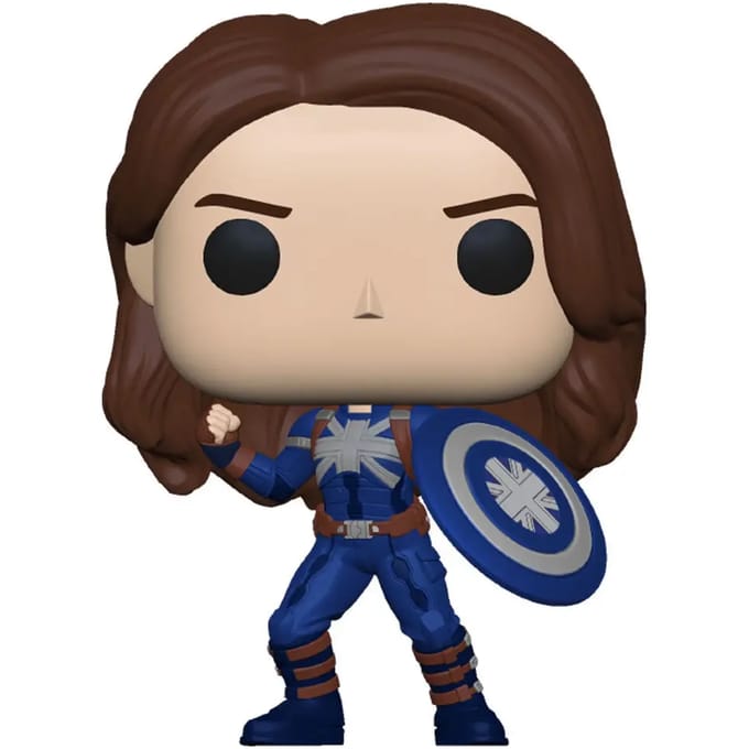 Funko What If...? - Marvel POP! Animation Captain Carter (Stealth) 9 cm Verzamelfiguur - Multicolours