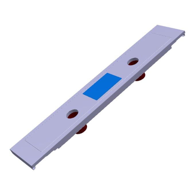 AEG controlepaneel, inox 140252674019