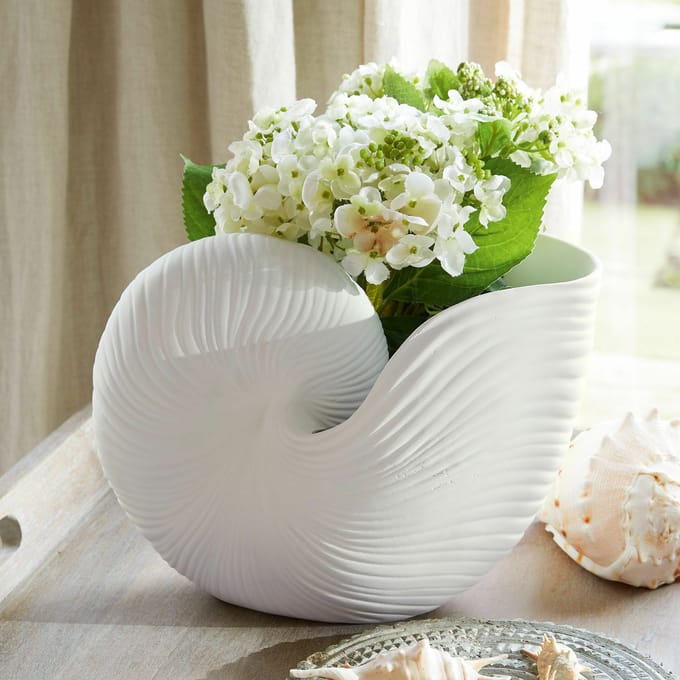 LOBERON Bloempot Manteur wit