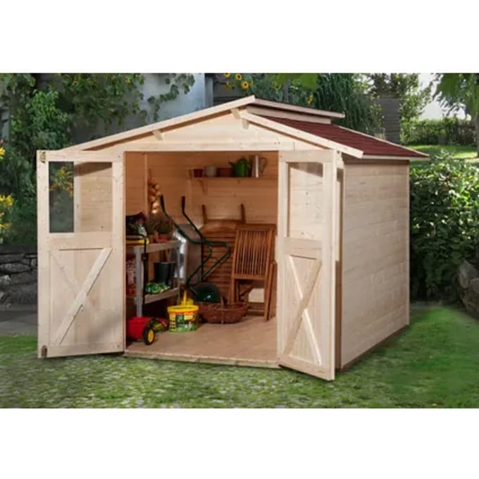 Weka Tuinhuis 323 - Onbehandeld - 254x194cm