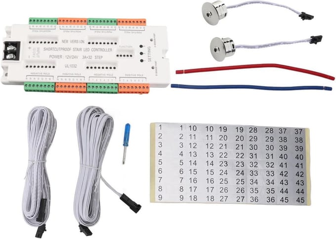 Slimme LED Trapverlichting Controller met Bewegingssensor - Cascade Loop Verlichting