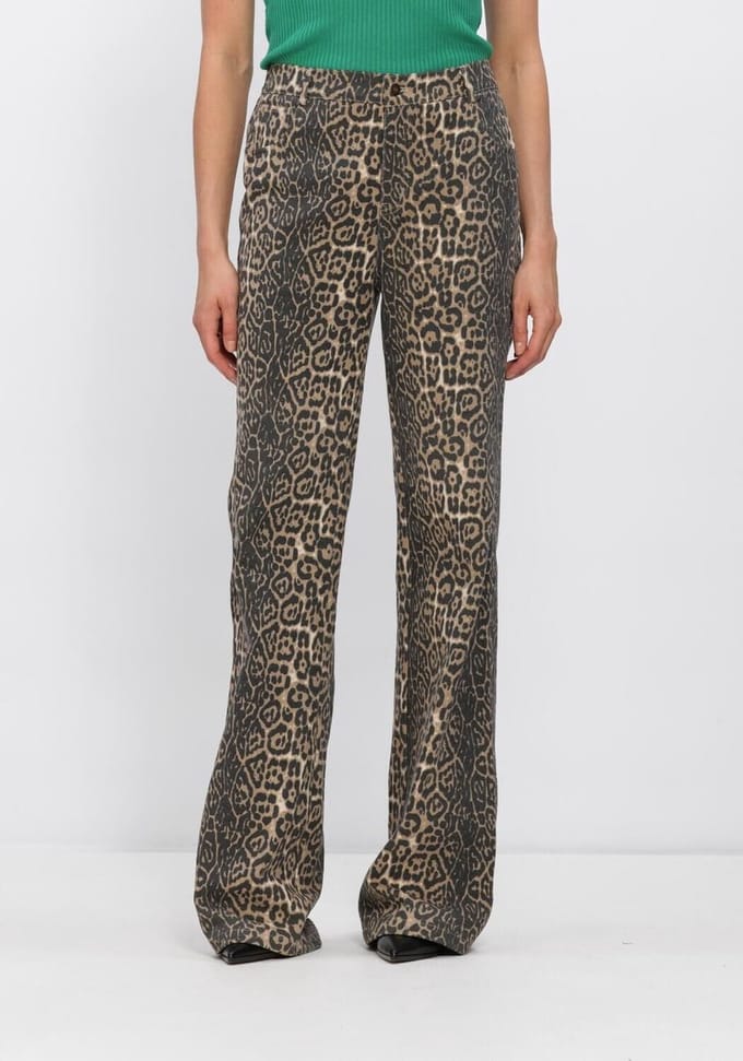 Ydence Pants Valesca Tall Jeans Dames - Broek - Bruin - Maat L