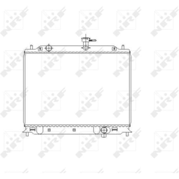 Radiator, motorkoeling NRF 53492