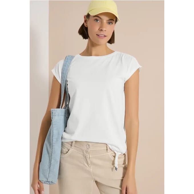 Shirt met gehaakte details