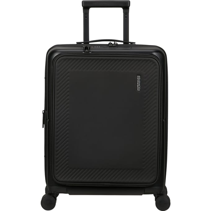 American Tourister Trolley met laptopvak Dashpop Spinner 55 / 20 Exp Frontloader True Black Zwart