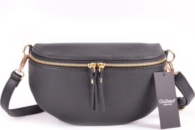 Giuliano heuptas Julia - Zwart - Dames - Made in Italy