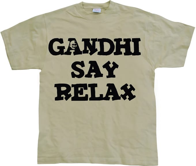 Hybris Gandhi Say Relax T-shirt SH-1-13086-H20-5