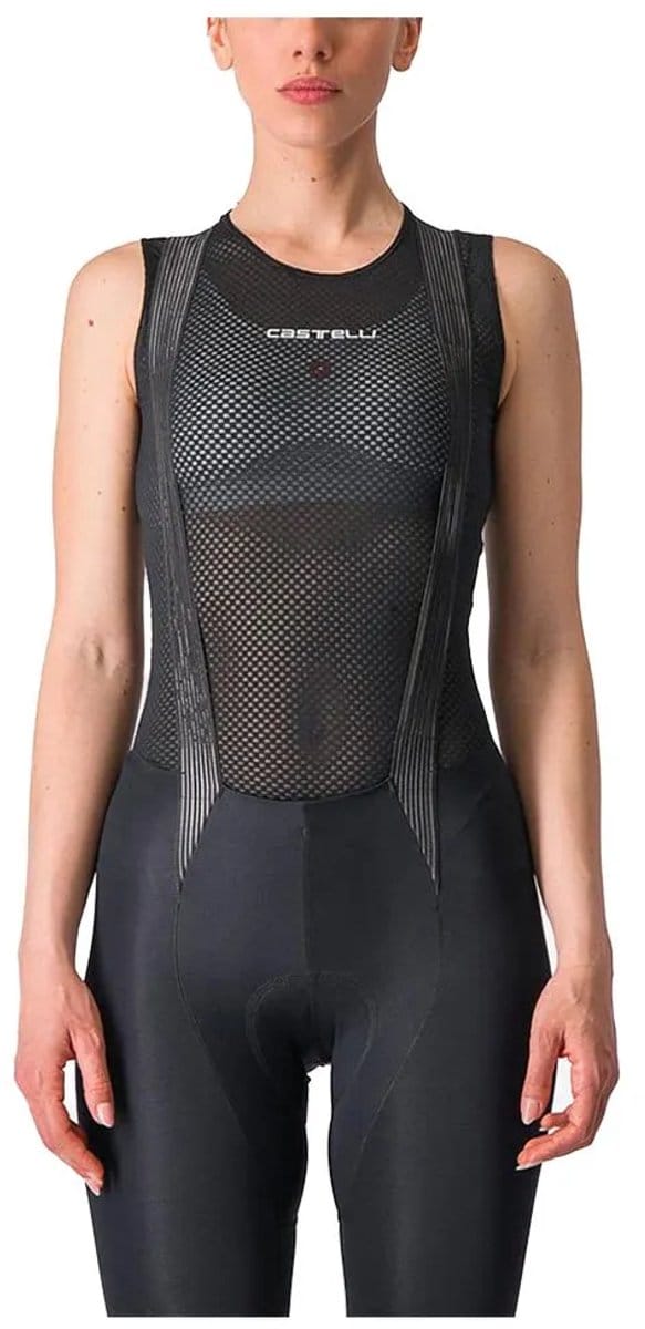 Castelli Pro Mesh Mouwloos Basislaag Zwart M Vrouw