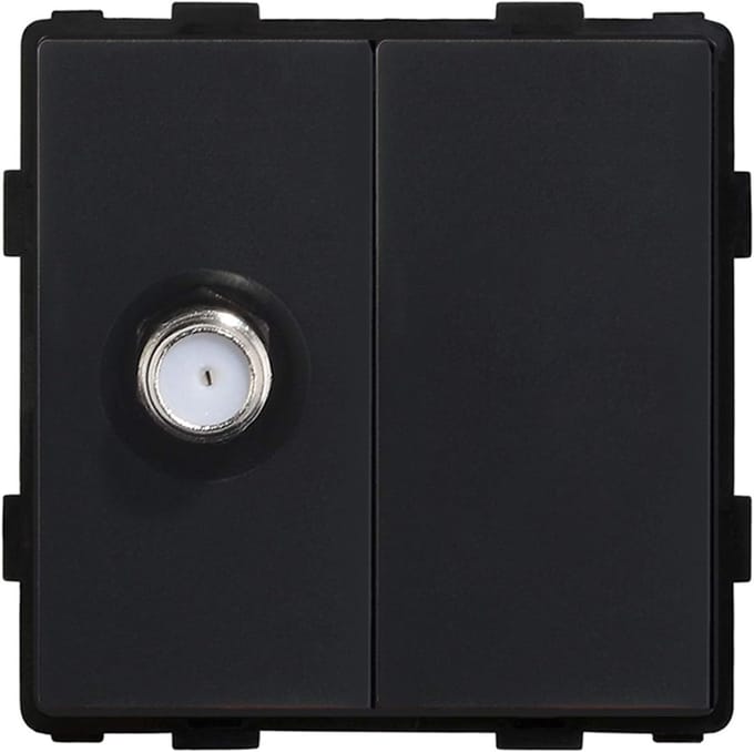 Satelliet Outlet Black Socket - Moderne Oplossing voor Stabiele Signaaloverdracht binnen