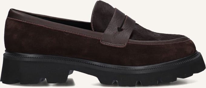STEFANO LAURAN 12087 Loafers Dames - Instappers - Bruin - Maat 38