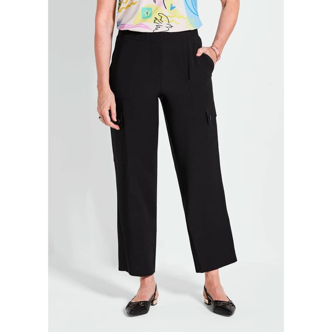 Cargobroek VERA - zwart - Gr. 52 van Goldner Fashion