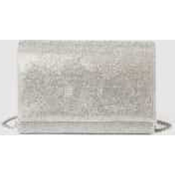 Clutch met all-over siersteentjes