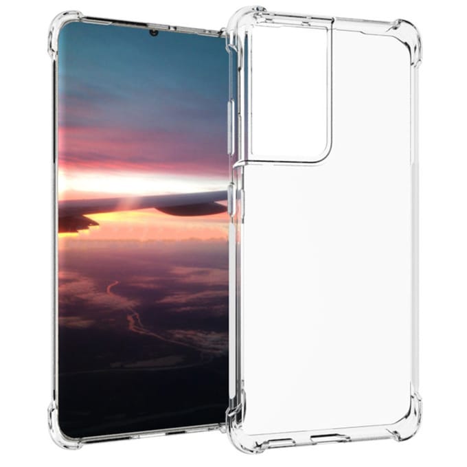 imoshion Hoesje - Geschikt voor Samsung Galaxy S21 Ultra - Shockproof Case - Transparant