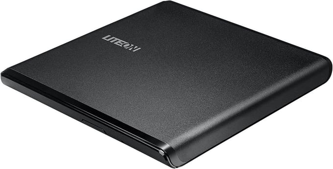 Ultra-Dunne Draagbare Externe DVD Brander USB 2.0 Zwart