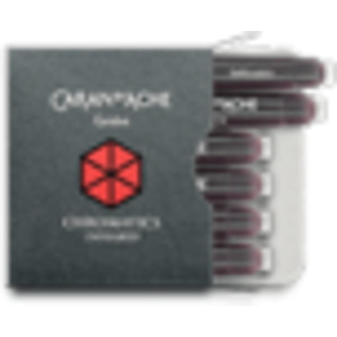 Caran d'ache vulpenvulling chromatics per 6 stuks, infrared
