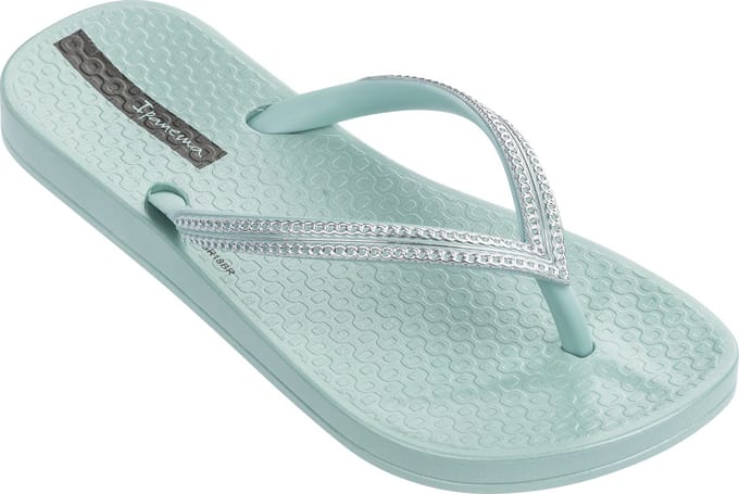 Ipanema Anatomic Mesh Slippers Meisjes- Green/Silver