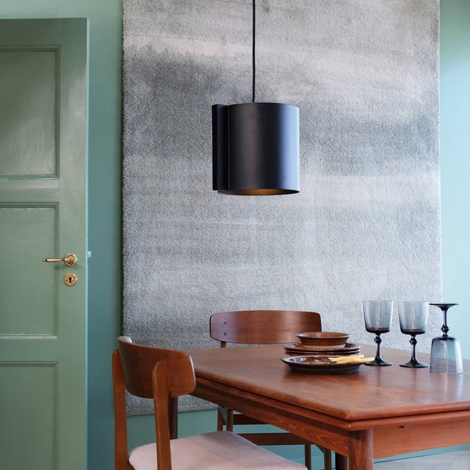 Dyberg Larsen Wum hanglamp Ø 23 cm zwart mat