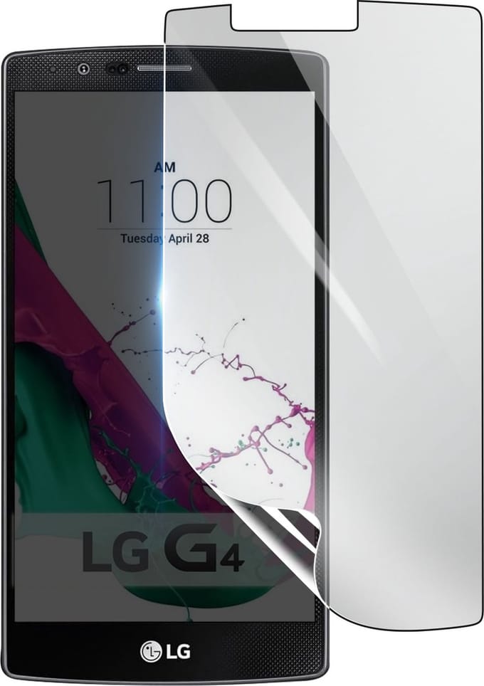 3mk, Geschikt voor LG G4, Schokbestendige Hydrogel Screenprotector, Transparant