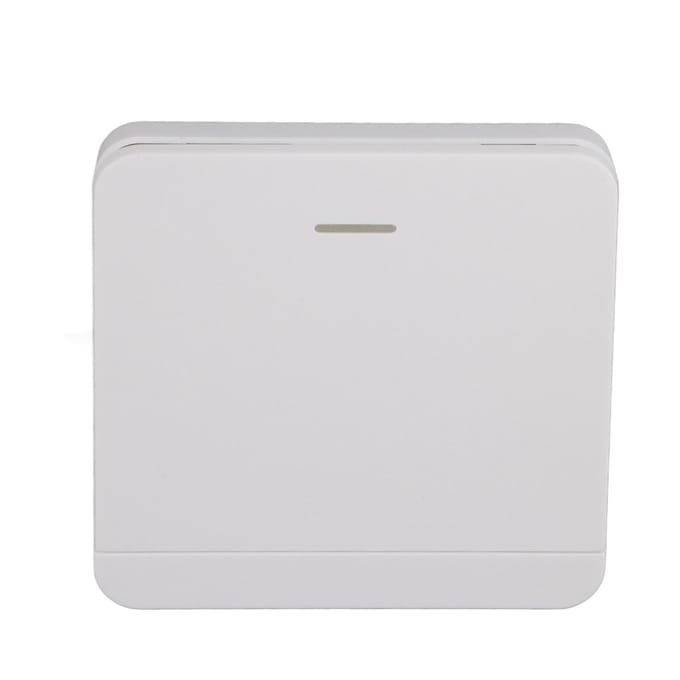 Interrupteur mural à télécommande sans fil ignifugé DC12V pour camping-cars bateaux 1 bouton white