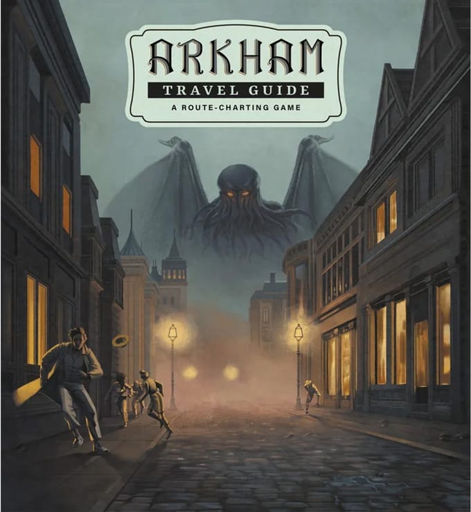 Arkham Travel Guide - Roll & Write - Engels