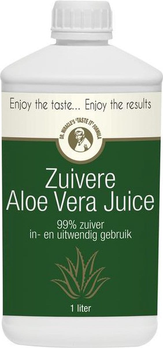 Dr. Miracle Zuivere aloe vera juice 99% 1 Liter