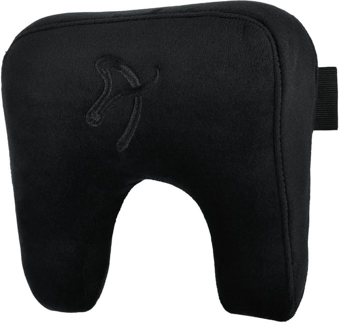 Arozzi Nekkussen voor Stoel - Memory Foam - Velours - Zwart